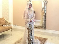 Nikah Hari Ini, Intip 4 Momen Laudya Cynthia Bella Pakai Kebaya Pengantin