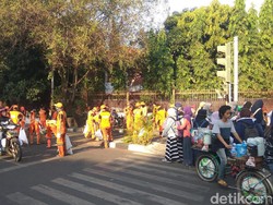 Massa Aksi Bela Rohingya di Kedubes Myanmar Bubarkan Diri