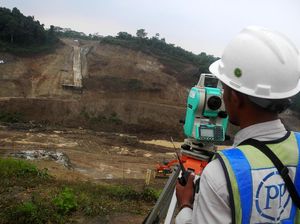 Foto: Top! Bendungan Ini Bakal Mengairi 1.000 Ha Lahan Irigasi
