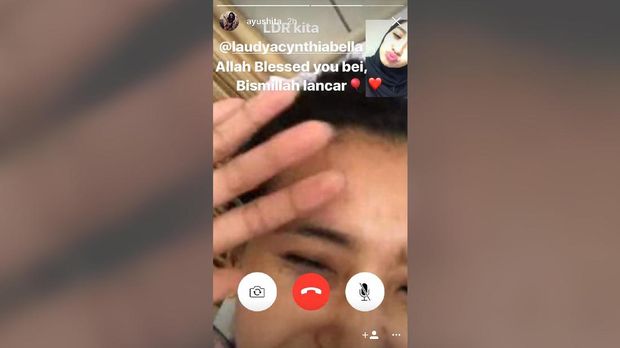 Ayu Shita mengirim doa untuk Laudya Cynthia Bella.