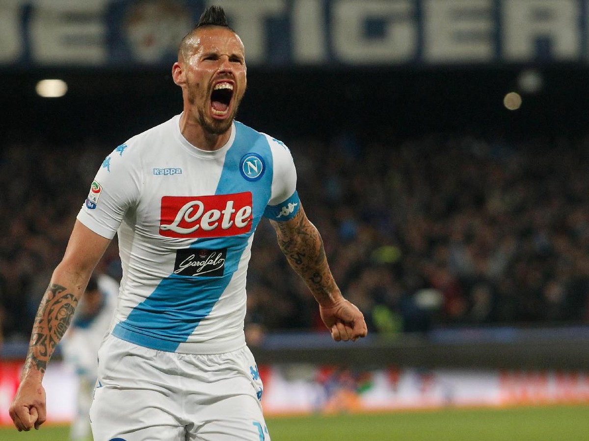 Marek Hamsik sudah dekat dengan rekor Diego Maradona. Foto: Maurizio Lagana/Getty Images