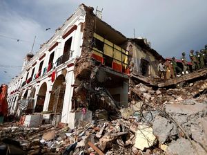 Begini Hancurnya Mexico City karena Gempa 8 SR