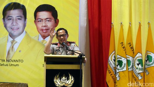 Kapolri Hadiri Pelatihan dan Pendidikan Komunikator Politik Golkar