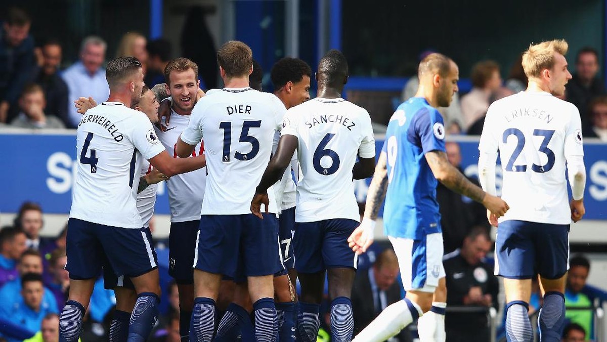 Spurs ungguli Everton 2-0 di babak pertama (Alex Livesey/Getty Images)