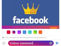 Komentar di Facebook Bisa Warna-warni