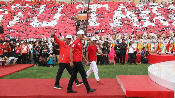Semaraknya Puncak Perayaan Hari Olahraga Nasional 2017