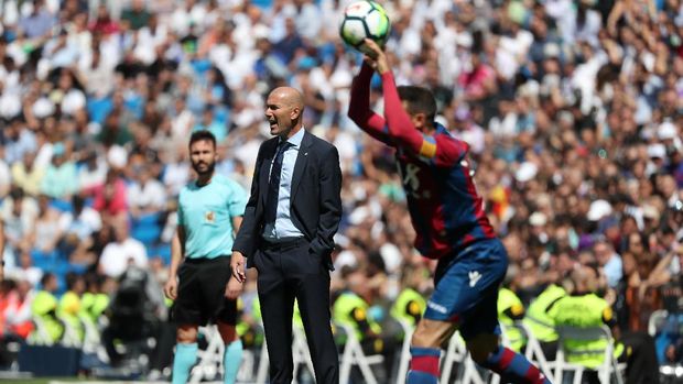 Zinedine Zidane mengakui timnya kesulitan menemukan cara membongkar pertahanan Levante.
