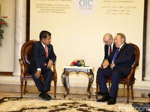 Presiden Kazakhstan Bagi Pengalaman Pindahkan Ibu Kota ke Wapres JK
