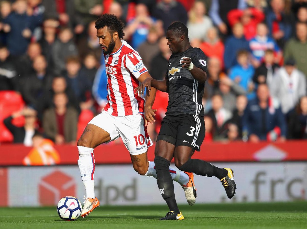 Manchester United berhadapan dengan Stoke City di Liga Inggris (Foto: Richard Heathcote/Getty Images)