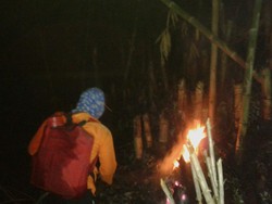 Hutan di Gunung Guntur Garut Sempat Terbakar