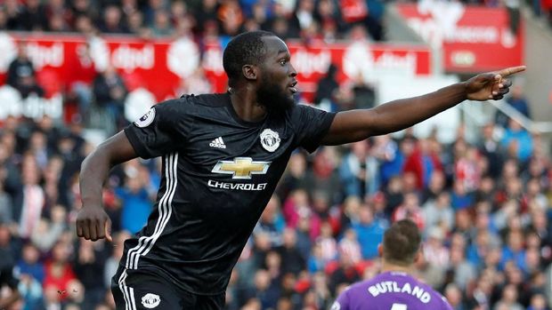 Romelu Lukaku kembali mencetak gol untuk Manchester United.