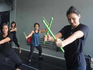 Begini Serunya Bakar Lemak dengan Olahraga Pound Fit