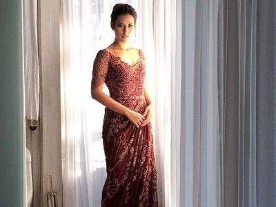 Foto: Cantiknya Raisa Pakai Gaun Rancangan Biyan Saat Pesta Nikah di Bali