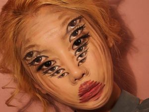 Hanya Pakai Makeup, Wanita Ini Ciptakan Ilusi yang Bikin Kamu Tercengang