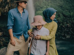 Laudya Cynthia Bella Kok Tutupi Wajahnya dan Anak saat ke Sekolah?