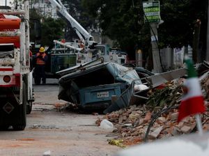 Meksiko Diguncang Gempa Dahsyat 7,1 SR, Banyak Bangunan Hancur