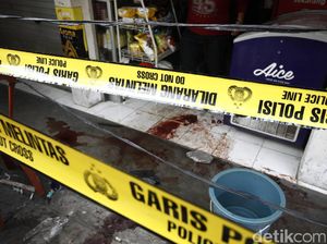 Suasana TKP Perampokan Toko Kelontong di Matraman
