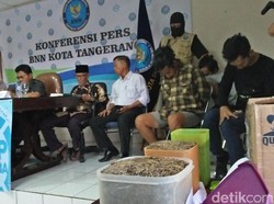 BNN Tangerang Gagalkan Penyeludupan 3,2 Kg Ganja dari Medan