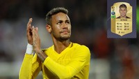 Selanjutnya ada Neymar. Bintang baru Paris Saint Germain itu diberi rating 92. Dia mendapat update atribut pada Pace +1, Dribbling -1, Passing +1, Physical +4. (REUTERS/Gonzalo Fuentes)