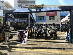 Ekspresi Cinta Skutik Premium Yamaha di #MAXIYAMAHADAY Palembang