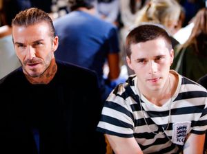 Adu Keren Brooklyn VS David Beckham Nonton Fashion Show Bareng Adu Keren Brooklyn VS David Beckham Nonton Fashion Show Bareng
