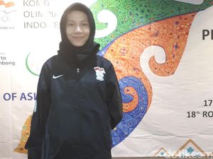 Sukses Pertahankan Emas, Mariska Mantap Berhijab