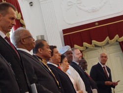 Jokowi Terima Kredensial 9 Dubes Negara Sahabat, Termasuk Myanmar