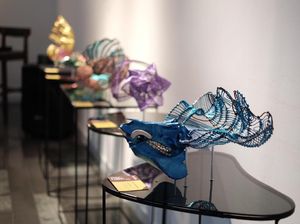 Karya-karya Agus Kama Loedin Terbuat dari Material Kawat