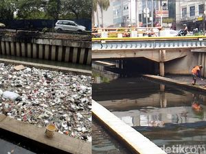 Begini Before-After Kali Cideng yang Sempat Penuh Sampah Begini Before-After Kali Cideng yang Sempat Penuh Sampah
