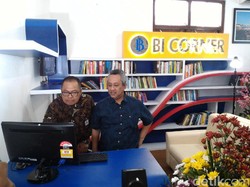 Sosialisasikan Tugas, BI Corner Dipasang di Perpustakaan Boyolali