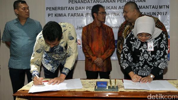 Kimia Farma Terbitkan Surat Hutang 1 Triliun