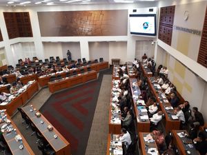 Puan, Luhut, Darmin, dan Wiranto Rapat Bahas Anggaran 2018 di DPR