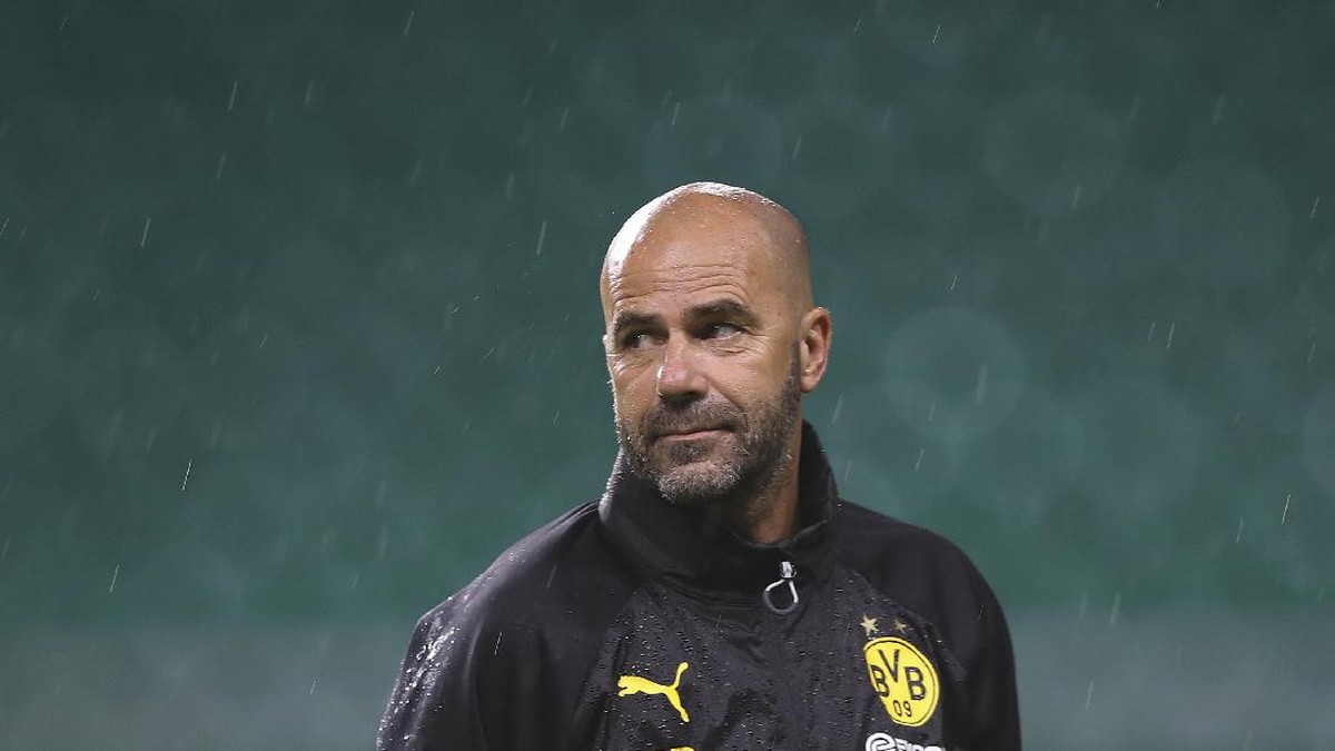 Pelatih Borussia Dortmund, Peter Bosz (Foto: Lintao Zhang/Getty Images)