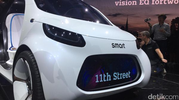 Melihat Lebih Dekat Mobil Tanpa Sopir Cute dari Smart