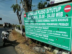 Jembatan Ploso Diperbaiki, Jalur Jombang-Tuban Ditutup 3 Bulan