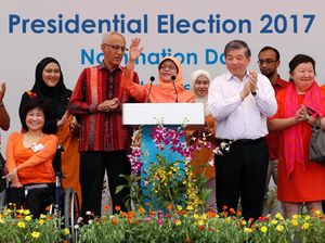 Resmi Jadi Presiden Singapura, Halimah: Saya Presiden Semua Orang Resmi Jadi Presiden Singapura, Halimah: Saya Presiden Semua Orang