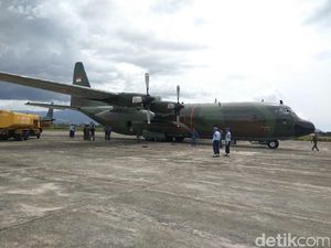 4 Pesawat Bawa Bantuan untuk Rohingya Transit di Aceh