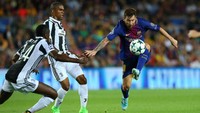 Sebelum pertandingan di Camp Nou, Rabu (13/9/2017) dini hari WIB tadi, Lionel Messi tidak pernah membobol gawang Gianluigi Buffon dalam tiga kali pertemuan melawan Juventus. Foto: Albert Gea/Reuters