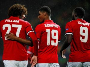 Foto: Pogba Cedera, tapi MU Tetap Berjaya