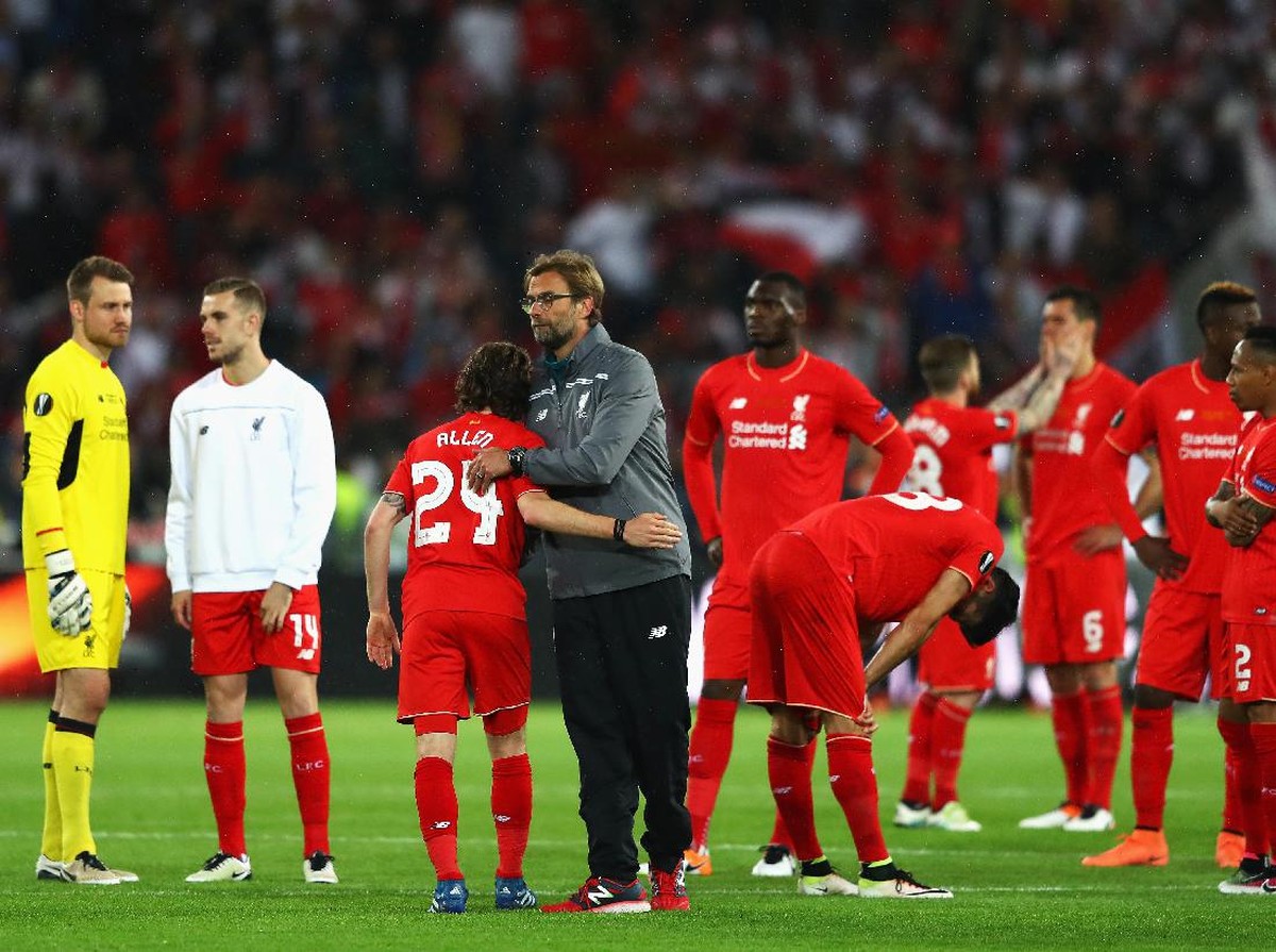 Liverpool saat kalah dari Sevilla di final Liga Europa tahun lalu (Michael Steele/Getty Images)