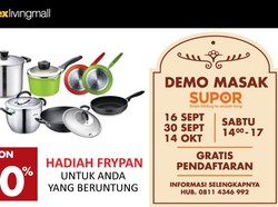 Yuk, Ikutan Demo Masak Bareng Supor di Index Living Mall!
