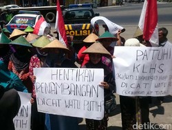 Demo Tolak Pabrik Semen Kembali Digelar di Rembang