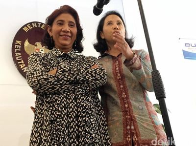Gaya Rini dan Susi di KKP