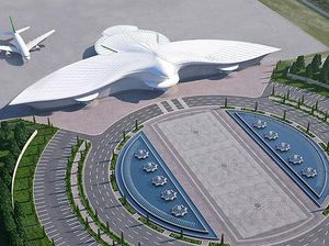 Foto: Butuh Rp 30 Triliun Bikin Bandara Berbentuk Elang Ini