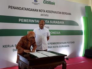 Produk UMKM Surabaya Bakal Dijumpai di Dalam Pesawat Citilink