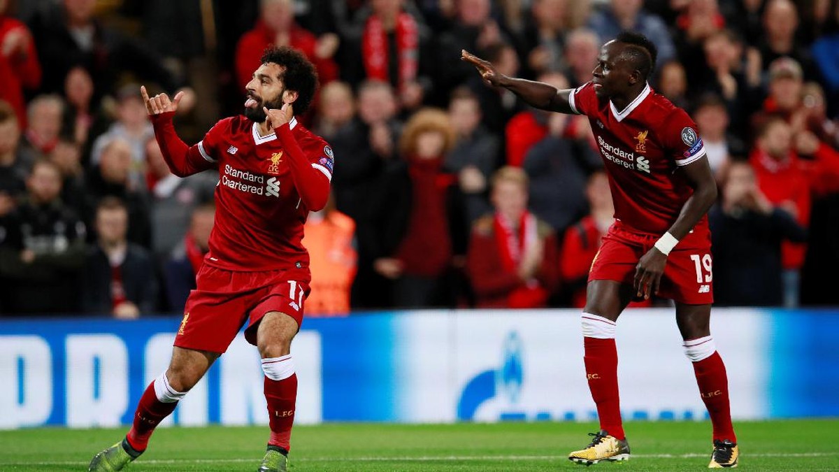 Mohamed Salah dan Sadio Mane (Jason Cairnduff/Action Images via Reuters)
