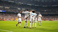 Madrid pun menutup laga dengan kemenangan 3-0. Hasil ini sekaligus mengembalikan Madrid ke jalur kemenangan usai hanya bermain seri di dua laga terakhir. Foto: Paul Hanna/REUTERS