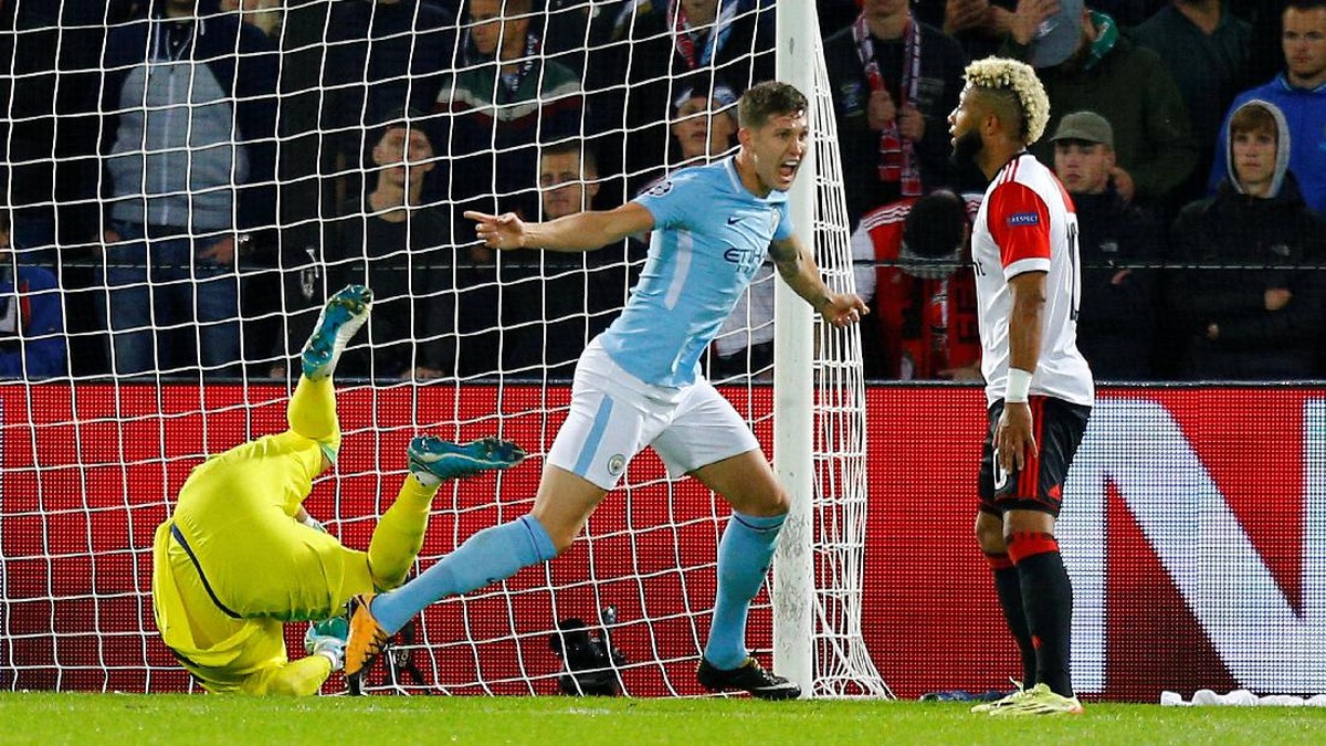 Bek Manchester City dan Timnas Inggris, John Stones (Foto: Michael Kooren/Reuters)