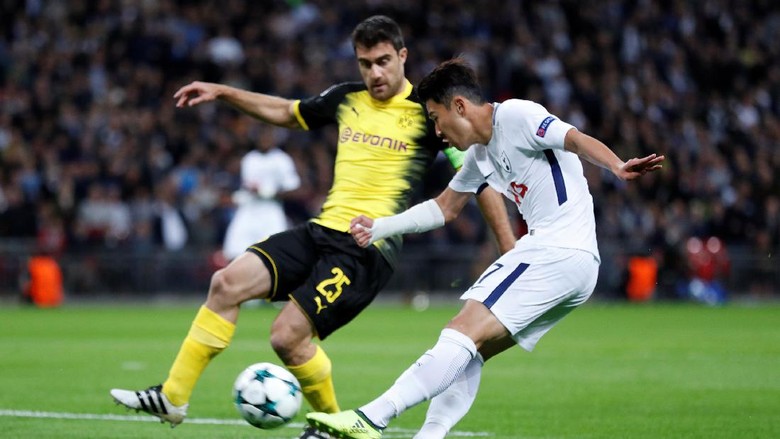Spurs Sementara Ungguli Dortmund 2-1 Spurs Sementara Ungguli Dortmund 2-1