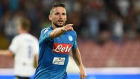 Dries Mertens (Napoli). Enam gol dalam enam pertandingan liga (456 menit). Rata-rata = satu gol per 76 menit. (Foto: Francesco Pecoraro/Getty Images)